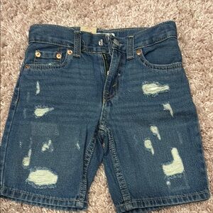 NEW Boys Distressed Denim Shorts
